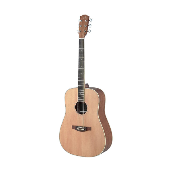 JN Guitars Asyla Left-Handed 4/4 Dreadnought Acoustic Guitar - Natural