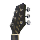 Stagg Left-Handed Auditorium Acoustic Guitar - Black - SA35 A-BK LH