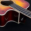 Washburn Deep Forest Burl Grand Auditorium Acoustic Electric Guitar - Amber Fade