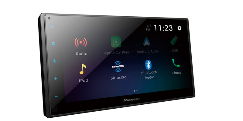 Pioneer 6.8" Touchscreen Receiver w/ Apple CarPlay, Android Auto - DMH-1770NEX