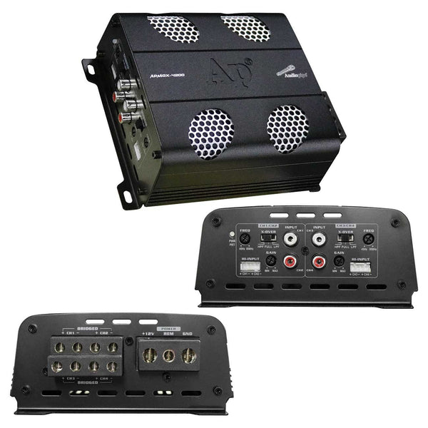 Audiopipe 4 Channel Motorcycle Amplifier 1220W RMS  APMOX-4200