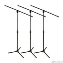 Ultimate Support MC-40B 3-PACK Microphone Stand w/ Three-way Adjustable Boom Arm