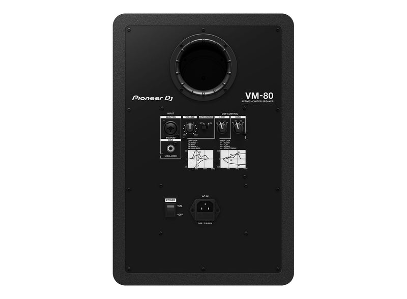 Pioneer DJ VM-80 120 Watt Powered Studio Monitor - Single