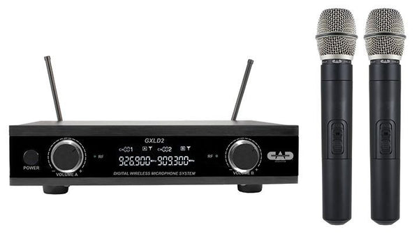 CAD Audio Wireless Dual Handheld Microphone System - AI Freq Band - GXLD2-HHAI