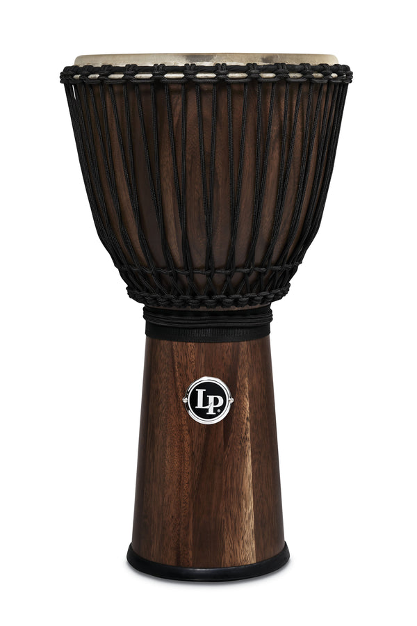 Latin Percussion 12 1/2" Rope Tuned Siam Walnut Djembe - LP799-SW