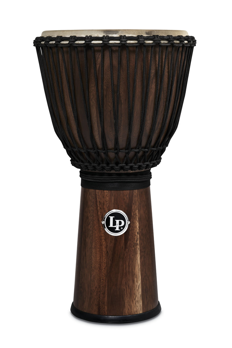 Latin Percussion 12 1/2" Rope Tuned Siam Walnut Djembe - LP799-SW