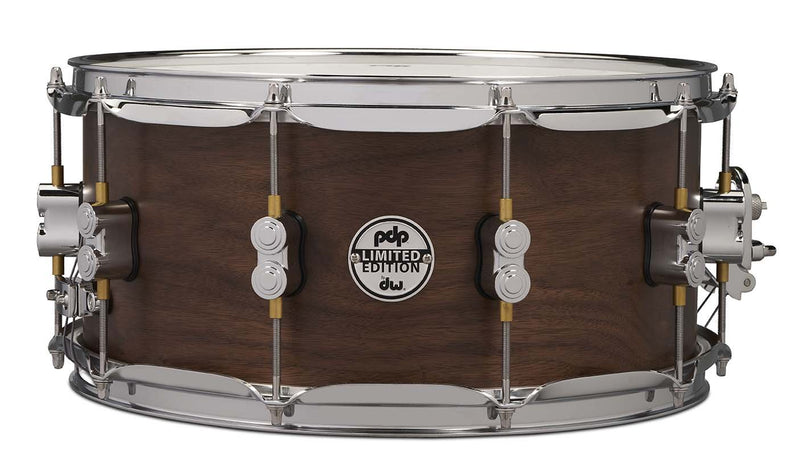 PDP Limited Edition 6.5x14 Maple/Walnut Snare Drum - Natural Satin PDSN6514MWNS