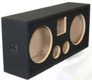 DeeJay LED Speaker Enclosure Two 10" Woofers w/ 2 Tweeters & 1 Horn - Black