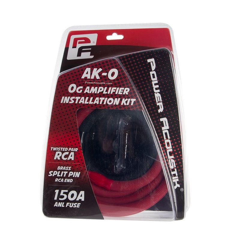 Power Acoustik 0 Gauge amp kit ANL Fuse AK-0