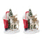 Santa with Woodland Animals Figurine (Set of 2)