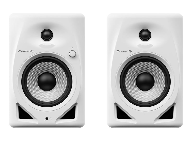 Pioneer DJ 5” Desktop Monitor System - Pair - White - DM-50D-W