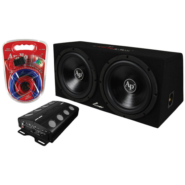 Audiopipe 2000W Super Bass Combo Package APSB-1250