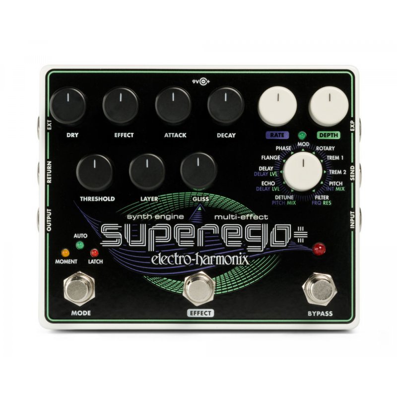 Electro-Harmonix Superego Plus Synth Engine/Multi-Effect Pedal