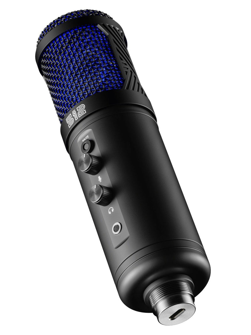 512 Audio Tempest Professional Large-Diaphragm Studio USB Microphone - 512-UPM