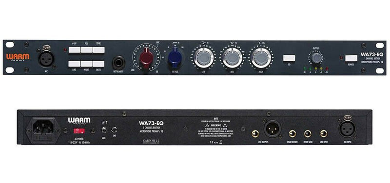 Warm Audio Single Channel British Mic Preamp & Equalizer - WA73-EQ