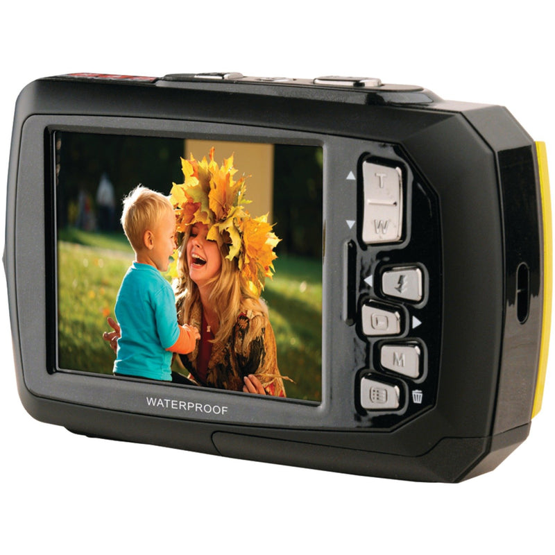 Coleman 20 Megapixel Duo2 Dual-Screen Waterproof Digital Camera - Yellow