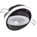 Lumitec Mirage Positionable Down Light - White Dimming - White Bezel 115123