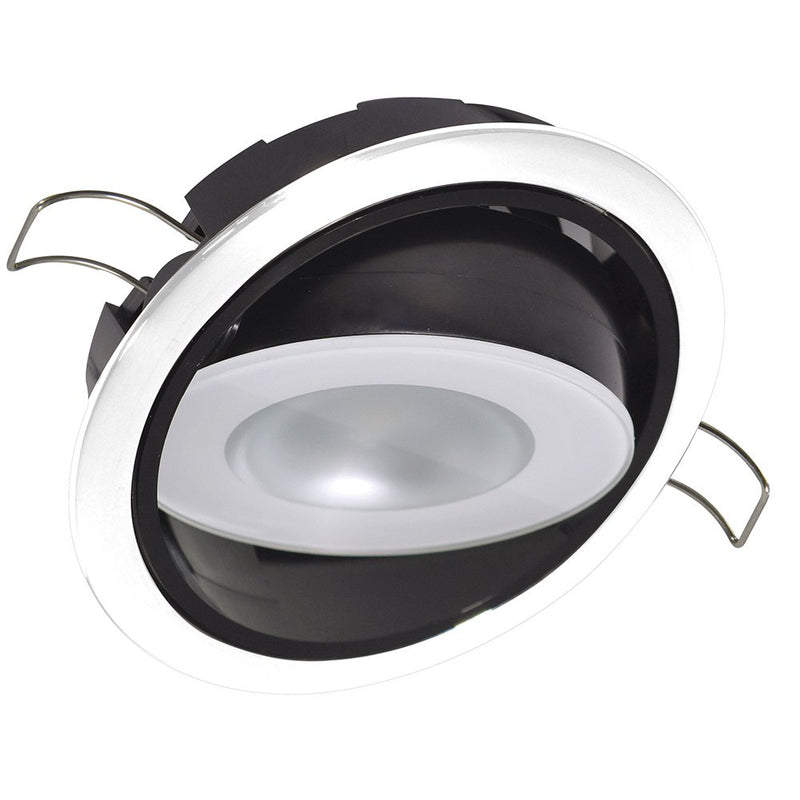 Lumitec Mirage Positionable Down Light - White Dimming - White Bezel 115123