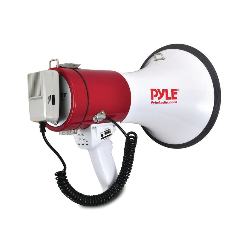 Pyle 50-Watt Bluetooth® Megaphone Bullhorn with Siren