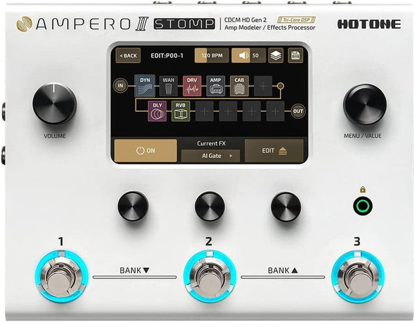 Hotone Ampero II Stomp Modeler and Effects Processor - MP-300