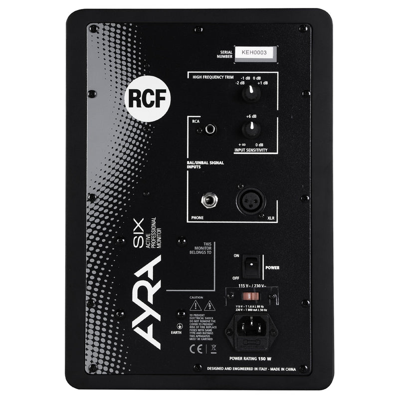 RCF Ayra 6" Active Two-Way Professional Monitor - AYRA6