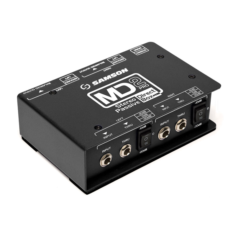 Samson MD2 Pro - Stereo Passive Direct Box Shielded Transformer