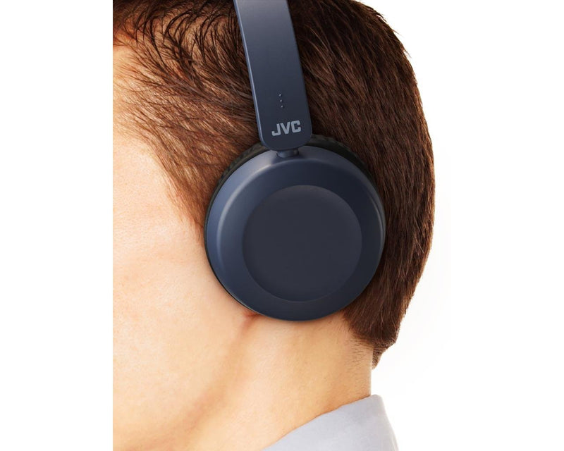 JVC Foldable Bluetooth® On-Ear Headphones (Slate Blue) - HAS31BTA