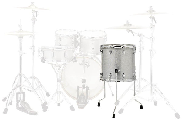 Gretsch Catalina Maple 16x16 Floor Tom Drum - Silver Sparkle - CM1-1616F-SS