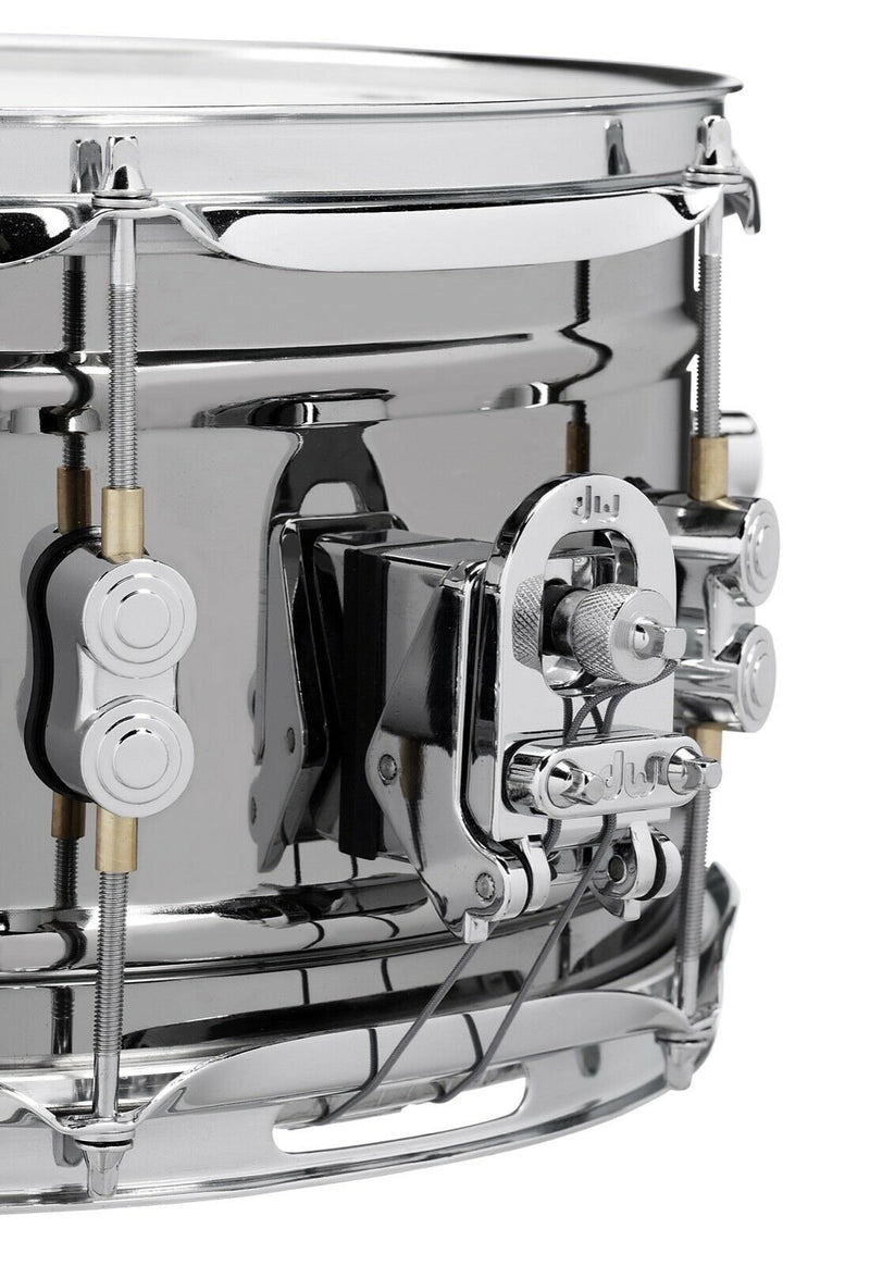 PDP Concept Series Metal Snare 6x10 Black Nickel Over Steel w/Chrome Hardware