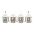 Winter Gazebo Ornament (Set of 4)