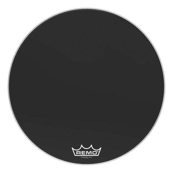 Remo 30" Powermax Crimplock Bass Drumheads - Ebony - PM-1430-MP-