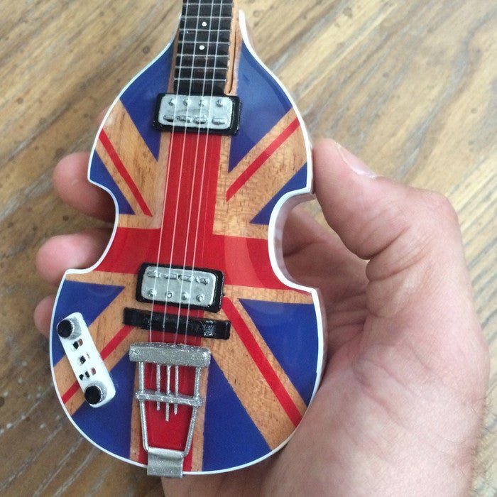 Axe Heaven Paul McCartney Union Jack Mini Violin Bass Guitar Replica - PM-100