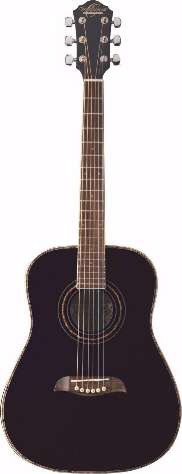 Oscar Schmidt OG1 3/4-Size Acoustic Guitar Black - OG1B