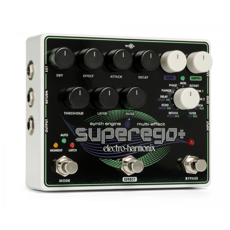 Electro-Harmonix Superego Plus Synth Engine/Multi-Effect Pedal