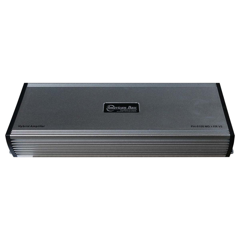 American Bass 5 Channel Amplifier 1080 Watts Max PH-5100 + MD FR V2
