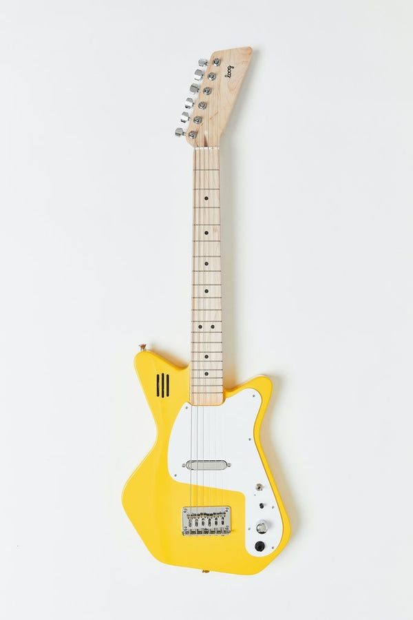 Loog Pro VI Mini Electric Guitar with Built-in Amplifier - Yellow - LGPRVIEY