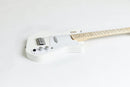 Loog Pro VI Mini Electric Guitar with Built-in Amplifier - White - LGPRVIEW