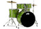 PDP Center Stage 5-Piece Full Drum Kit - 10/12/12/22/14 - Electric Green Sparkle