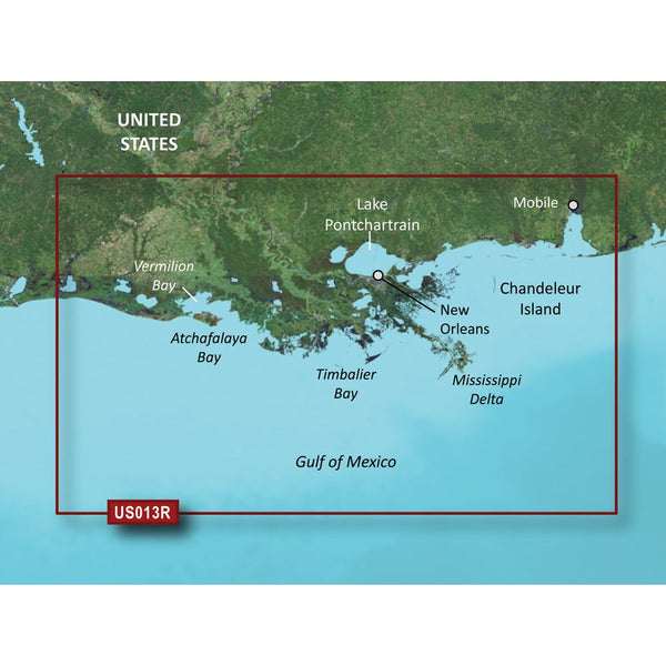 Garmin BlueChart® g3 Vision® HD - VUS013R - Mobile - Lake Charles - microSD™/SD™