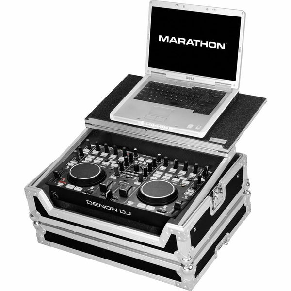 Marathon Case to Hold Denon DN-MC3000 Controller w/ Laptop Shelf - MA-DNMC3000LT