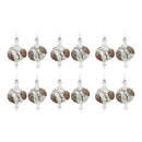 Glass Pinecone Onion Ornament (Set of 12)