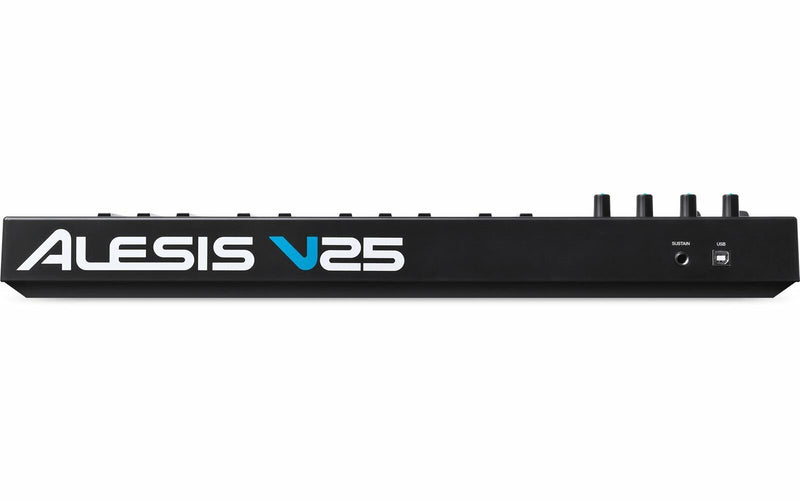 Alesis 25-Key USB MIDI Keyboard Controller w/ Backlit Pads - V25 - New Open Box