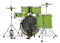 PDP Center Stage 5-Piece Full Drum Kit - 10/12/12/22/14 - Electric Green Sparkle