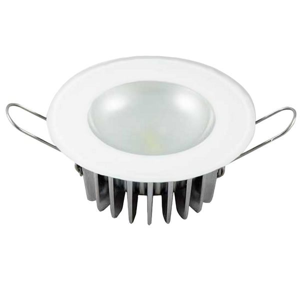 Lumitec Mirage Flush Mount Down Light Glass Finish 3-Color w/ White Dimming