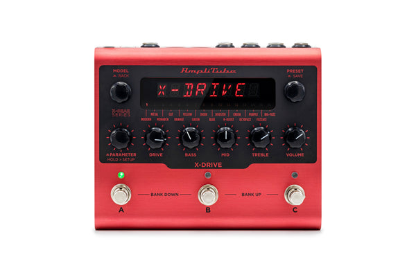 IK Multimedia AmpliTube X-Drive Distortion Pedal - XG-PEDAL-XDRIVE-IN