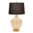 Textured Glass Table Lamp 28.5"H