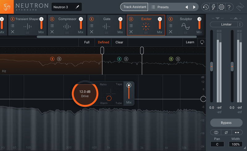 iZotope Neutron 3 Standard Audio Mixing Software with Track Assistant - Download