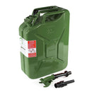 Wavian 20 Litre Steel Jerrycan and Spout System OD Green  JC0020KVS