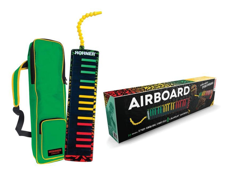 Hohner AirBoard 37-Key Melodica - Rasta Print - AB37-RASTA