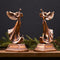 Bronze Trumpet Angel Figurine (Set of 2)